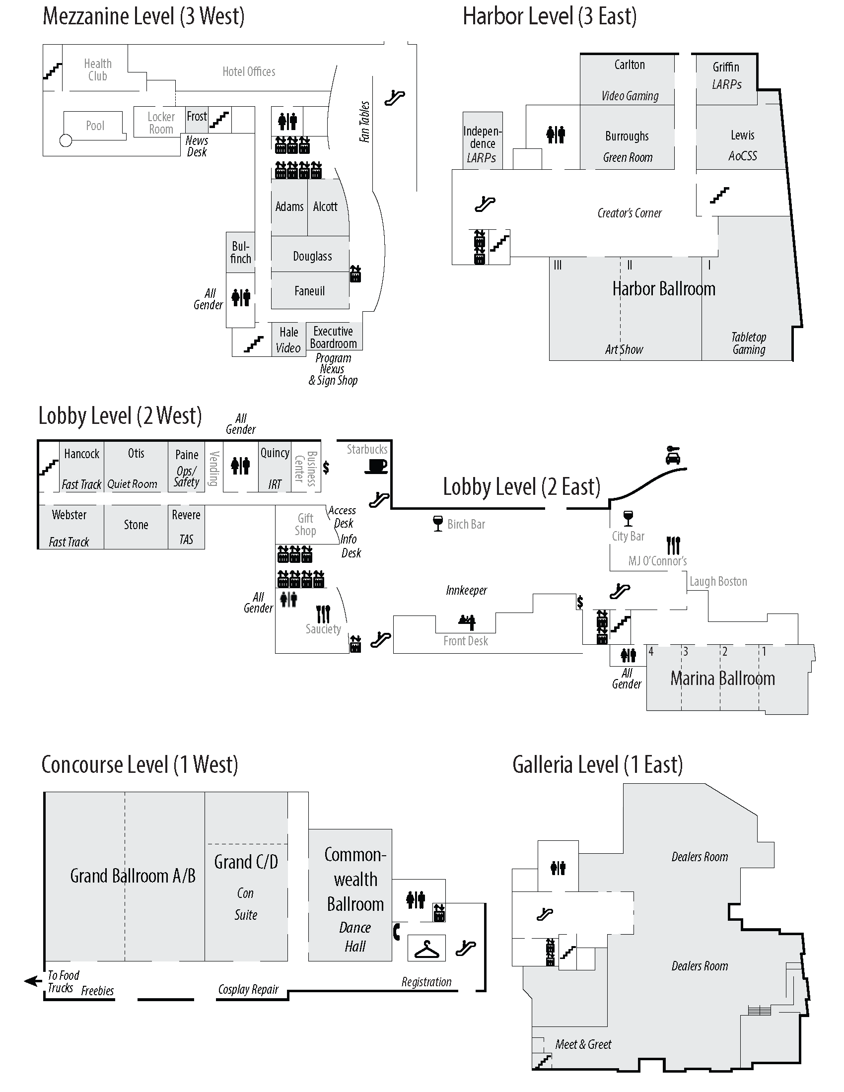 Map of the hotel